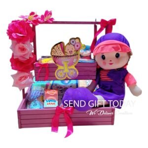 Newborn Baby Girl Cuddle & Care Hamper