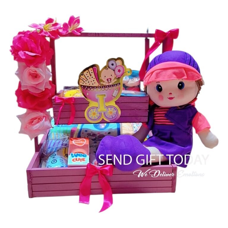 Newborn Baby Girl Cuddle & Care Hamper
