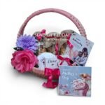 Pink Premium Dry Fruit & Dove Luxury Gift Basket