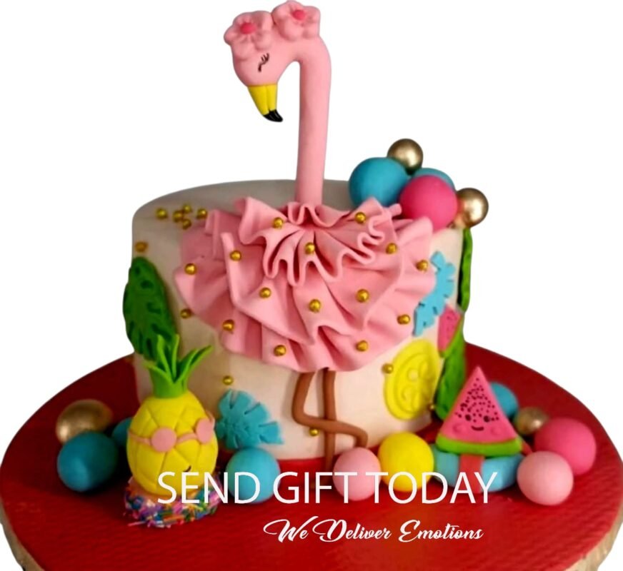 Flamingo Cake